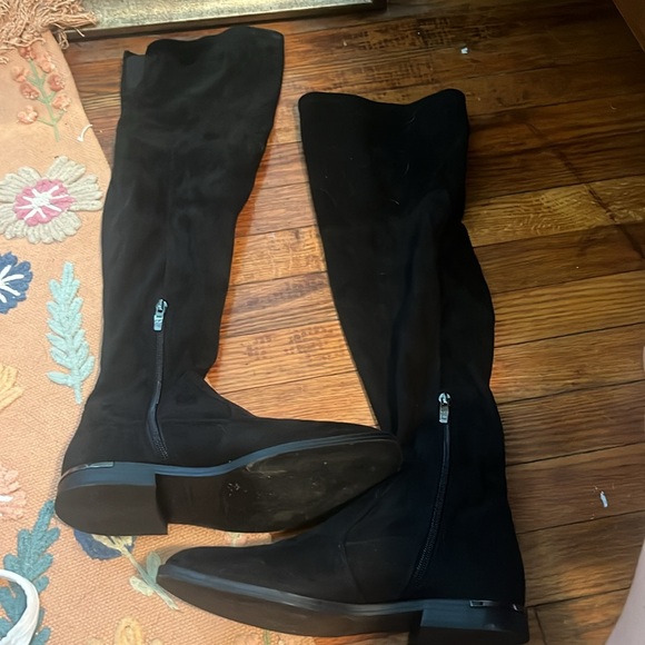 Marc fisher over the knee flat suede boots - Picture 2 of 7